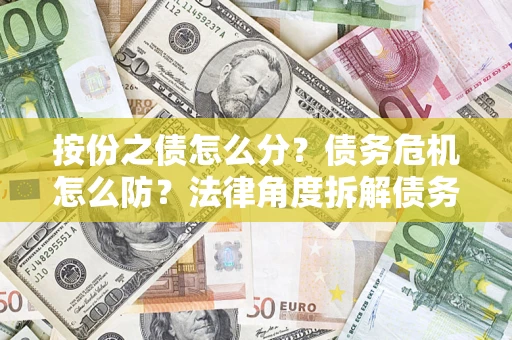 济南按份之债怎么分？债务危机怎么防？法律角度拆解债务分配与风险自保指南