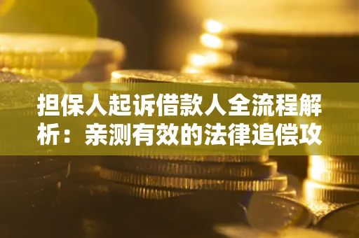 济南担保人起诉借款人全流程解析：亲测有效的法律追偿攻略