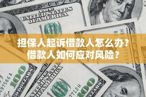 济南担保人起诉借款人怎么办？借款人如何应对风险？