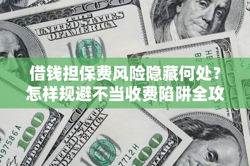 济南借钱担保费风险隐藏何处？怎样规避不当收费陷阱全攻略！