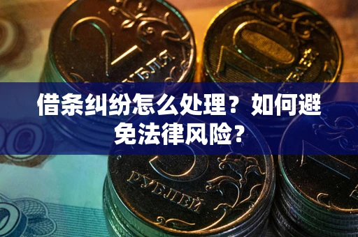 济南借条纠纷怎么处理？如何避免法律风险？