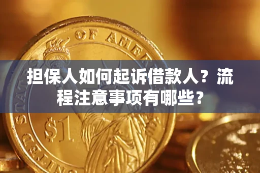 济南担保人如何起诉借款人？流程注意事项有哪些？